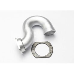 Header, exhaust (tubular aluminum, silver-anodized)/ spring [TRX5340X]