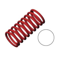Spring, shock (red) (GTR) (2.9 rate white) (std. front 90mm) [TRX5436]