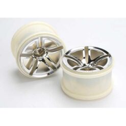 Wheels, Jato Twin-Spoke 2.8 (chrome) (nitro rear/ electric f [TRX5572]
