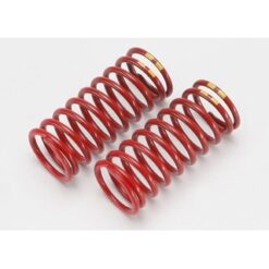 TRAXXAS Spring, shock (red) (long) (GTR) (4.9 rate double yellow str [TRX5648]