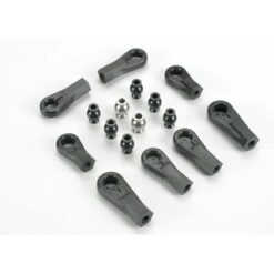 Plastic rod ends (8) (1/6 and 1/5 scale)/ hollow ball connec [TRX6076]