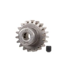 Gear, 19-T pinion (1.0 metric pitch) (fits 5mm shaft)/ set screw (for use only with steel spur gears) [TRX6480X]