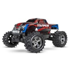 Traxxas Stampede 4X4 TQ 2.4GHz LED lights (incl. battery/charger) - Red [TRX67054-61RED]