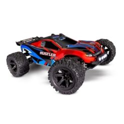 Traxxas Rustler 4X4 TQ 2.4GHz LED lights (incl. battery/charger) - Red [TRX67064-61RED]