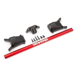 Chassis brace kit, red (fits Rustler 4X4 and Slash 4X4 [TRX6730R]