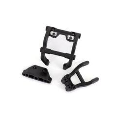 Wheelie bar mounts/ rear skidplate (fits 4WD Stampede) (for LED light kit instal [TRX6777X]