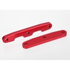 Bulkhead tie bars, front & rear, aluminum red-anodized) [TRX6823R]