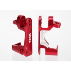 Caster blocks (c-hubs), 6061-Tleft & right (red-anodized) [TRX6832R]