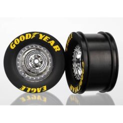 Wheels, rear (chrome) (2) [TRX6972]