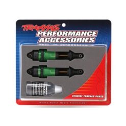 Shocks, GTR long green-anodized,PTFE-coated bodies with TiN shafts (fully assemb [TRX7461G]