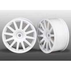 Wheels, 12-Spoke (White) (2) Wheels, 12-Sp [TRX7571]