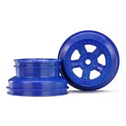 Wheels, SCT blue, beadlock stye, dual profile (1.8' inner, 1, TRX7673 [TRX7673]