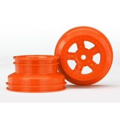 Wheels, SCT ORANGE, beadlock se, dual profile (1.8' inner, 1, TRX7673A [TRX7673A]