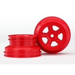 Wheels, SCT RED, beadlock style, dual profile (1.8' inner, 1, TRX7673R [TRX7673R]