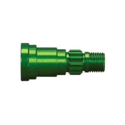 Stub axle, aluminum (green-anodized) (1) (use only with #775, TRX7753G [TRX7753G]