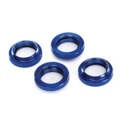 Spring retainer (adjuster) blue anodized aluminum, GTX shock, TRX7767 [TRX7767]