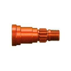 Stub axle. aluminum. (orange-anodized) (1) (for use only wit [TRX7768T]