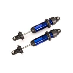 Shocks, GTX, medium (aluminum, blue-anodized) (fully assembled w/o springs) (2) [TRX7861]