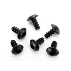 Screws, 2.6x5mm button-head machine (hex drive) (6), TRX7944 [TRX7944]