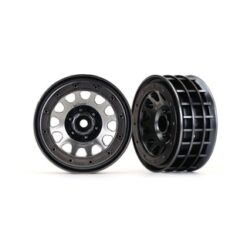 Wheels, Method 105 2.2 (black chrome, black chrome, beadlock) (beadlock rings so [TRX8171]