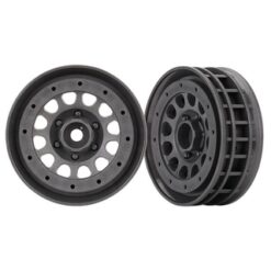 Wheels, Method 105 1.9' (charcoal gray, beadlock) (beadlock rings sold separatel [TRX8173A]