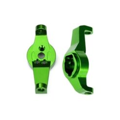Caster blocks, 6061-T6 aluminum (green-anodized), left and right [TRX8232G]