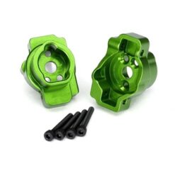 Portal drive axle mount, rear, 6061-T6 aluminum (green-anodized) (left and right [TRX8256G]