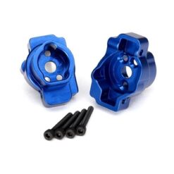 Portal drive axle mount, rear, 6061-T6 aluminum (blue-anodized) (left and right) [TRX8256X]