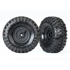 Tires and wheels, assembled, glued (Tactical wheels, Canyon, #TRX8273 [TRX8273]
