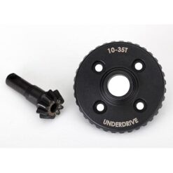 Ring gear, differential/ pinion gear, differential (underdrive, machined) [TRX8288]
