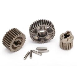 Gear set, transmission, metal (includes 18T, 30T input gears, #TRX8293X [TRX8293X]