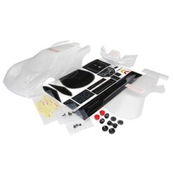 Body, Ford GT (clear, requires painting)/ decal sheet (incl, TRX8311 [TRX8311]