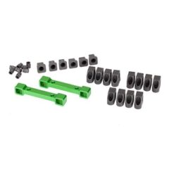 Mounts, suspension arms, aluminum (green-anodized) (front &, #TRX8334G [TRX8334G]