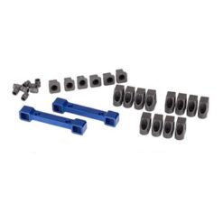 Mounts, suspension arms, aluminum (blue-anodized) (front & r, #TRX8334X [TRX8334X]