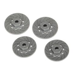 Wheel hubs, hex (disc brake rotors) (4), TRX8356 [TRX8356]