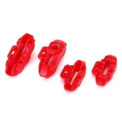 Brake calipers (red), front (2)/ rear (2), TRX8367 [TRX8367]