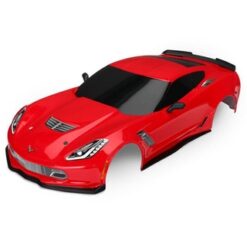 Body, Chevrolet Corvette Z06, red (painted, decals applied) [TRX8386R]