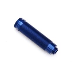Body, GTR shock, 64mm, aluminum (blue-anodized) (front, threaded) [TRX8452X]