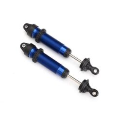 Shocks, GTR, 139mm, aluminum (blue-anodized) (fully assembled w/o springs) (rear [TRX8460X]