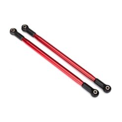 Suspension link, rear (upper) (aluminum, red-anodized) (10x206mm, center to cent [TRX8542R]