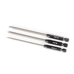 Speed Bit Set, screwdriver, 3-piece straight (3mm slotted, #1 Phillips, and #2 Phillips bits), 1/4' drive [TRX8714]