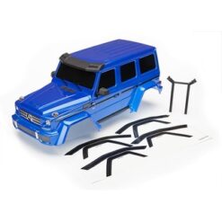 Body, Mercedes-Benz G 500 4x4, complete (blue) (includes rear body post, grill [TRX8811X]