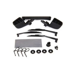 Mirrors, side, black (left & right)/ o-rings (4)/ windshield wipers, left, right [TRX8817]