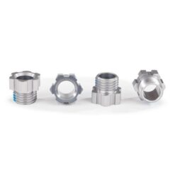 Stub Axle Nut, Aluminum (Gray-Anodized) (4) [TRX8886A]