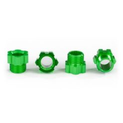 Stub Axle Nut, Aluminum (Green-Anodized) (4) [TRX8886G]