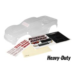 Body, Maxx, heavy duty (clear, untrimmed, requires painting)/ window masks/ deca [TRX8914]