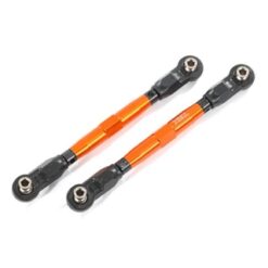 Toe links, front (TUBES orange-anodized, 7075-T6 aluminum, stronger than titaniu [TRX8948A]