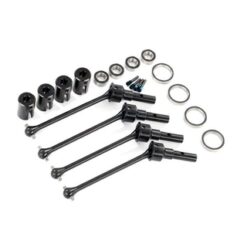 Driveshafts, steel constant-velocity (assembled), front or rear (4) (8654, 8654G [TRX8950X]