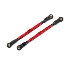 Toe links, Wide Maxx (TUBES 6061-T6 aluminum (red-anodized)) [TRX8997R]