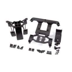 Body mounts, front & rear/ 3x12mm CS (4) [TRX9015]